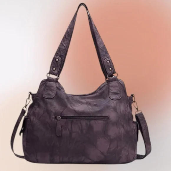 Angel Barcelo Roomy Large Coffee Brown Fashion Hobo Shoulder Handbag NWOT - Picture 2 of 14